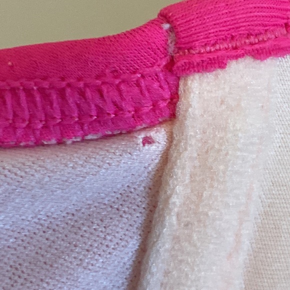 EUC 34A Push-Up Halter Tie Smart & Sexy Bikini Top Neon Hot Pink Bra Adj Band - Picture 11 of 11